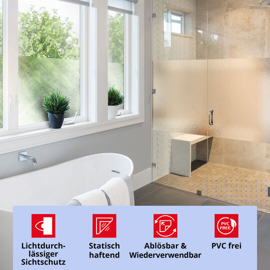 Fensterfolie static Eco Line Milky image number null